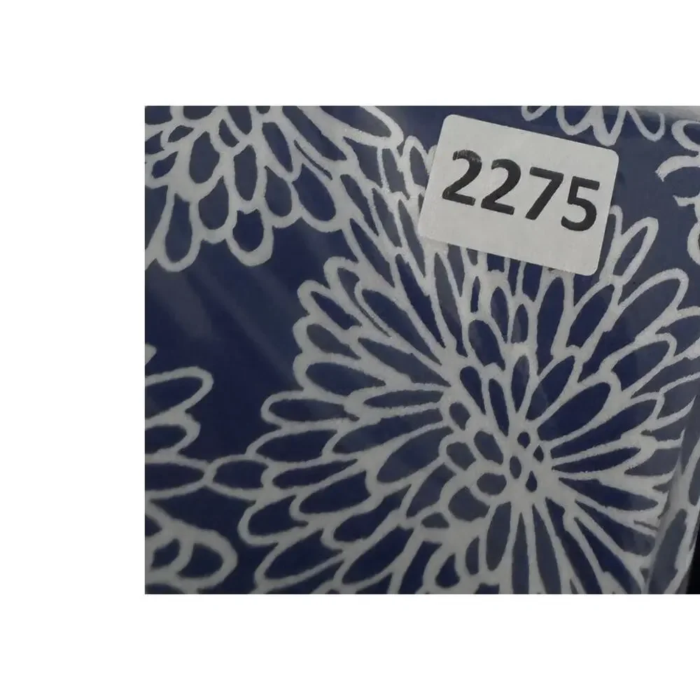Liz Claiborne Size 6 Blue White Print Pencil Skirt Back Zipper Lined